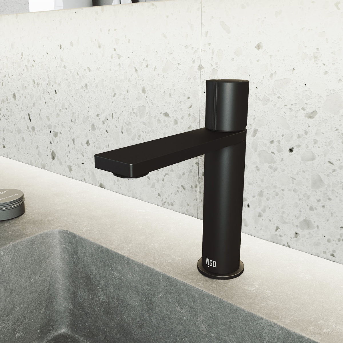 Single hole faucet with high arc spout and corrosion-resistant brass construction