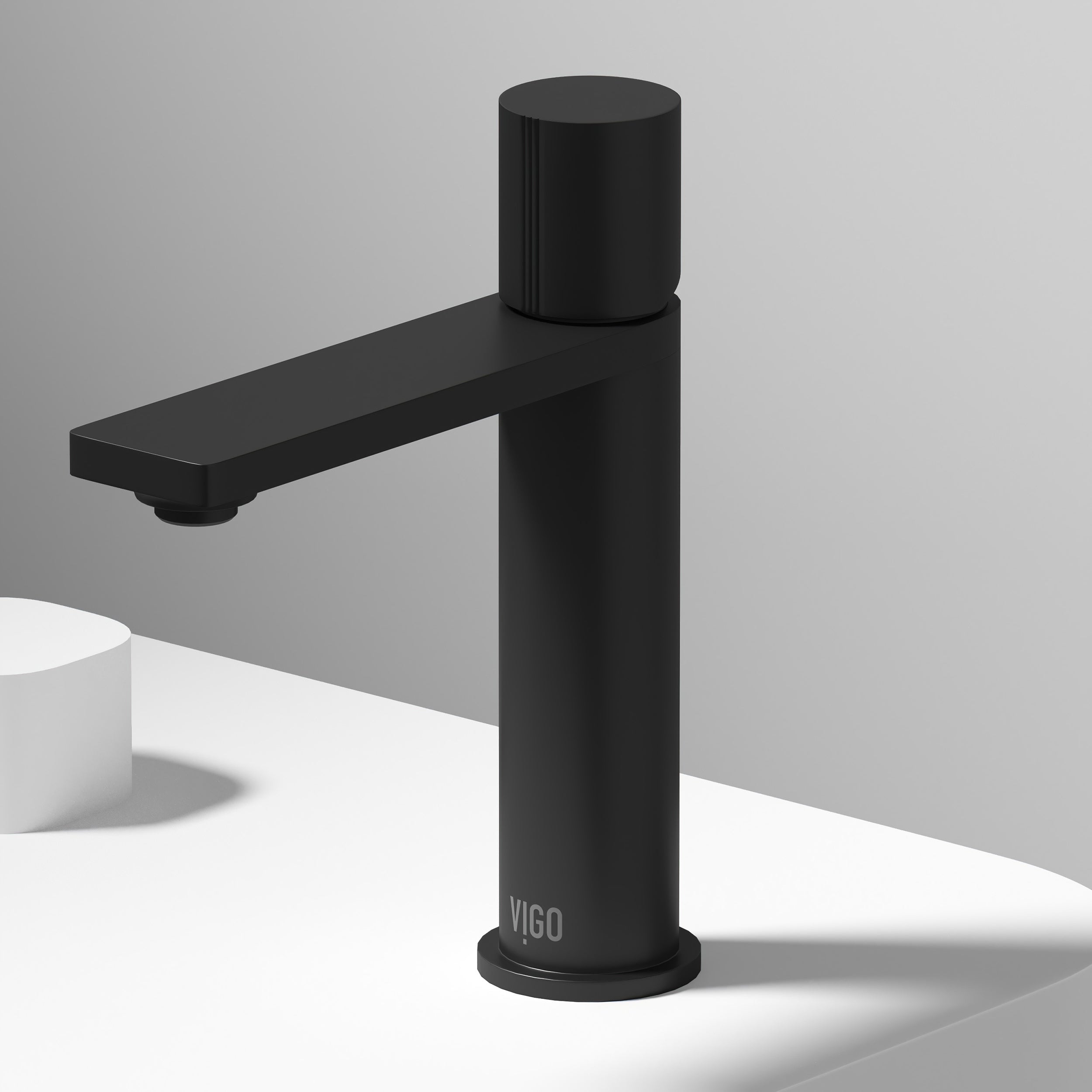 Halsey – 8 in. H Modern Contemporary Single Hole Bathroom Faucet