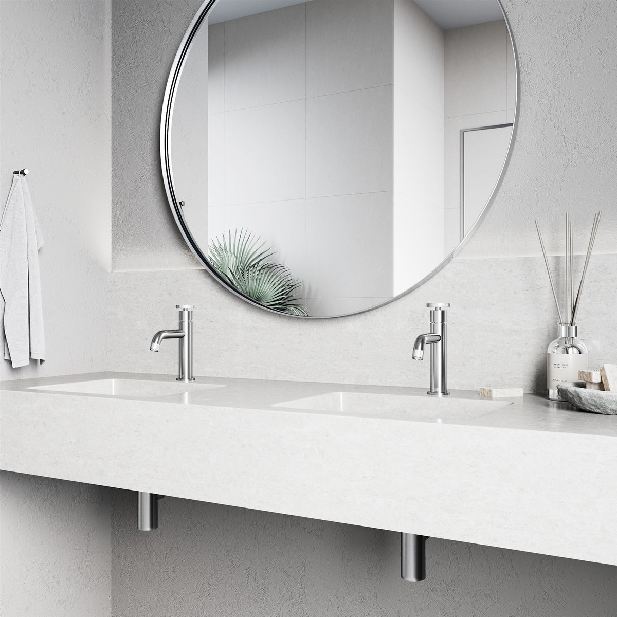 Cass Single Hole Bathroom Faucet with Smooth Lever Handle