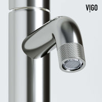 Modern faucet with knob handles and low flow performance for bathroom sinks