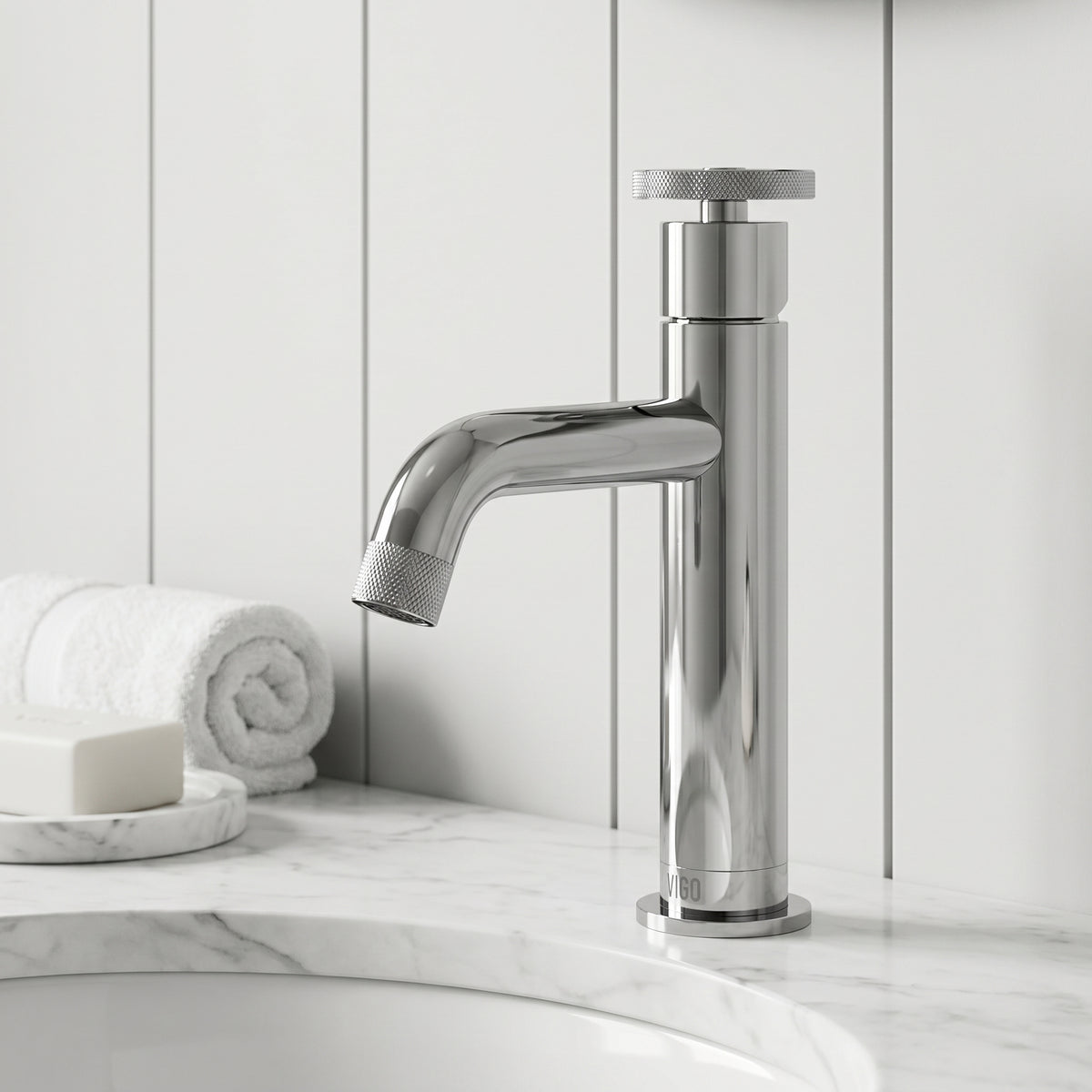 Cass Single Hole Bathroom Faucet with Smooth Lever Handle