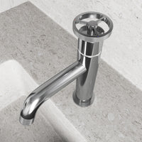 Cass Single Hole Bathroom Faucet with Smooth Lever Handle