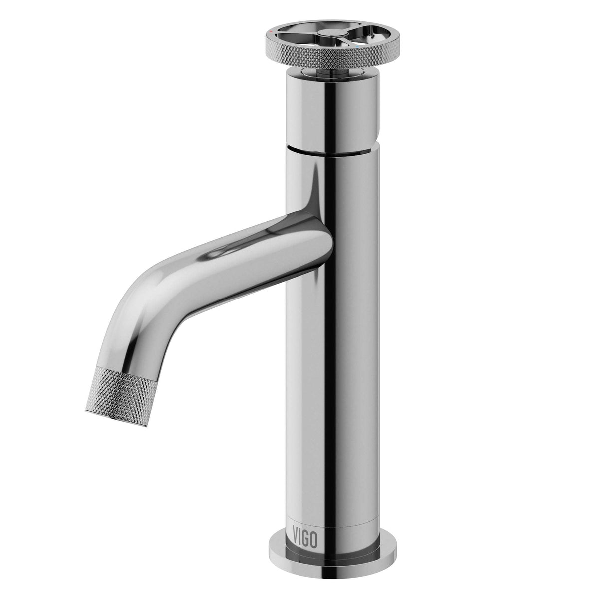 Single hole faucet with high arc spout and corrosion-resistant brass construction