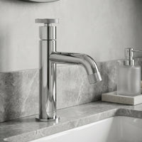 Cass Single Hole Bathroom Faucet with Smooth Lever Handle