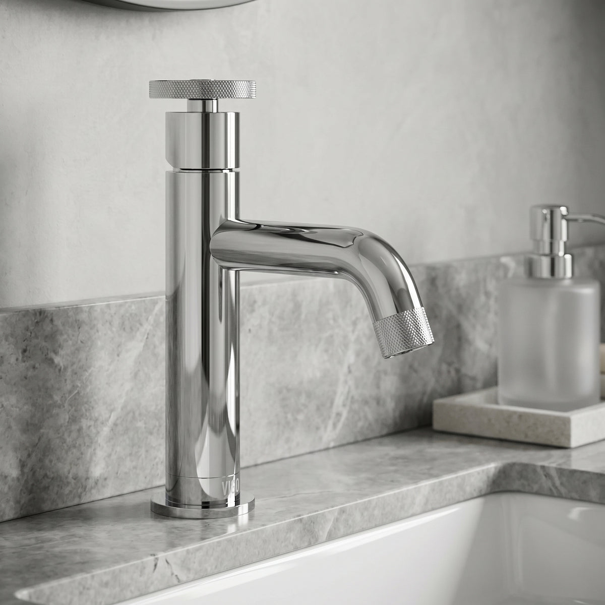 Cass Single Hole Bathroom Faucet with Smooth Lever Handle