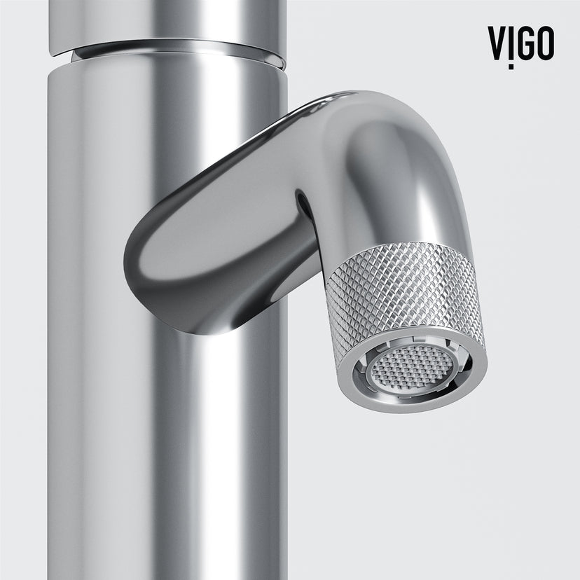 Cass Single Hole Bathroom Faucet with Smooth Lever Handle
