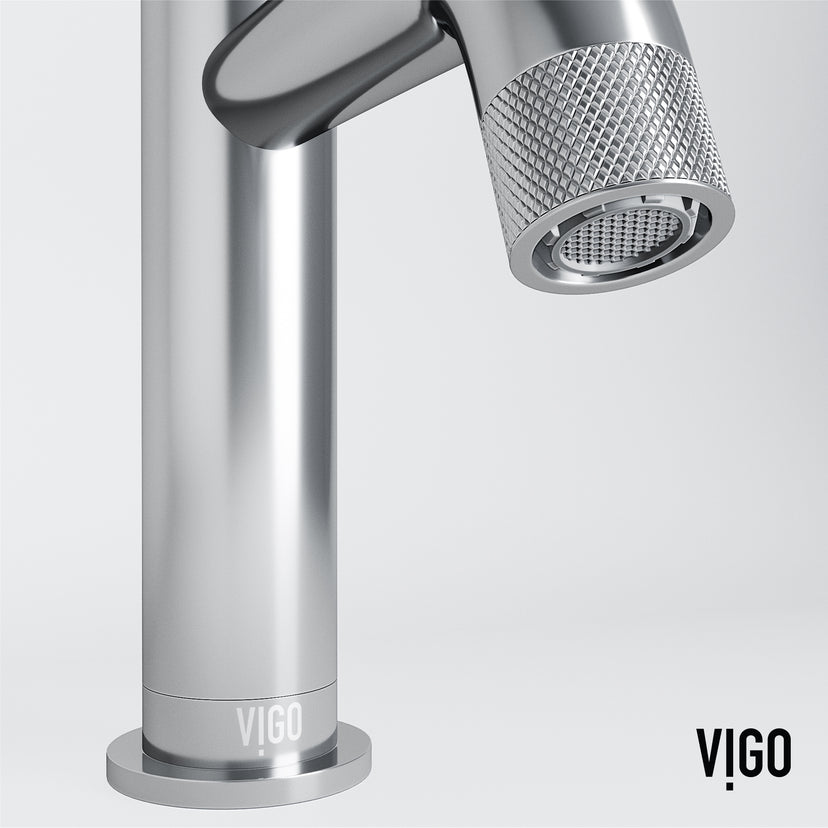 Cass Single Hole Bathroom Faucet with Smooth Lever Handle