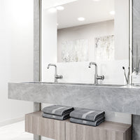 Cass Single Hole Bathroom Faucet with Knurled Wheel Handle