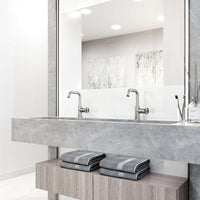 Brass construction single hole faucet with high arc spout and corrosion-resistant finish
