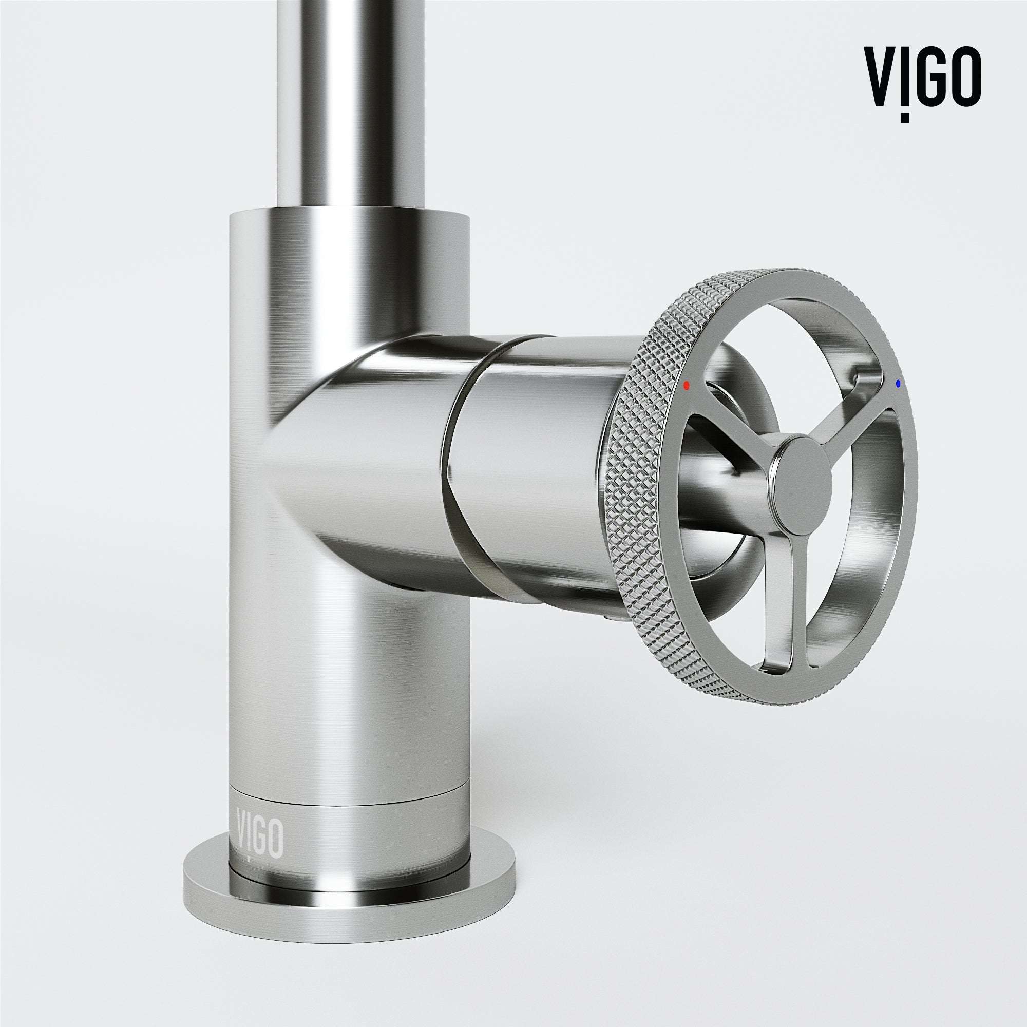Brushed nickel faucet featuring low flow design and corrosion-resistant brass construction