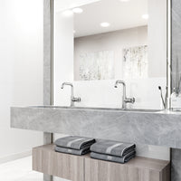 Cass Single Hole Bathroom Faucet with Knurled Wheel Handle