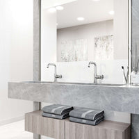 Brass construction single hole faucet with high arc spout and corrosion-resistant finish