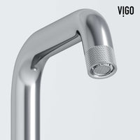 Single hole deck-mounted faucet with knob handles and tarnish-resistant finish