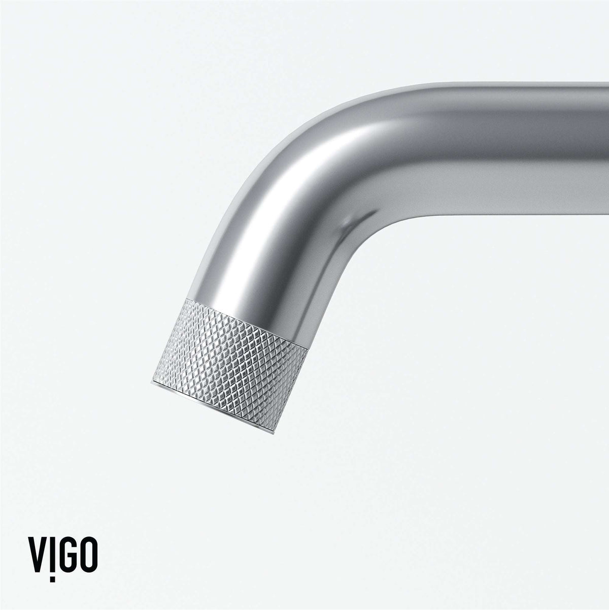 Modern bathroom faucet with high arc spout and included mounting materials
