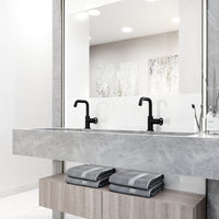 Cass Single Hole Bathroom Faucet with Knurled Wheel Handle
