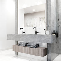 Cass Single Hole Bathroom Faucet with Knurled Wheel Handle