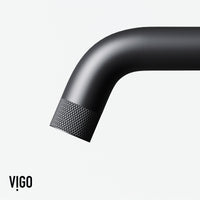 Cass Single Hole Bathroom Faucet with Knurled Wheel Handle