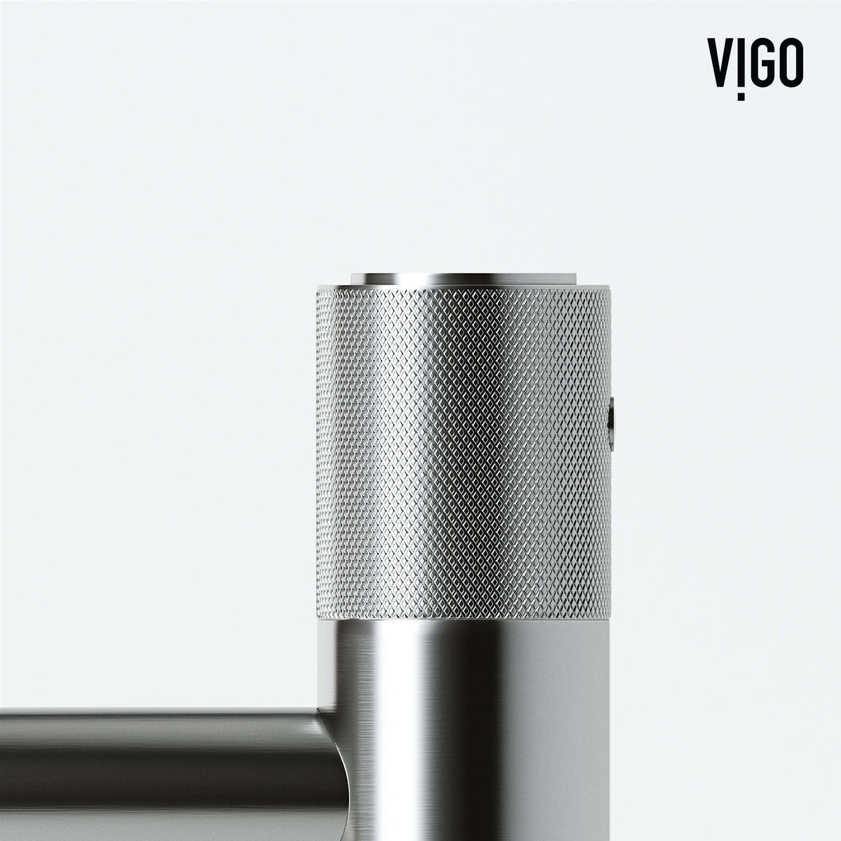 Ceramic disc cartridge faucet in brushed nickel, deck-mounted with modern design
