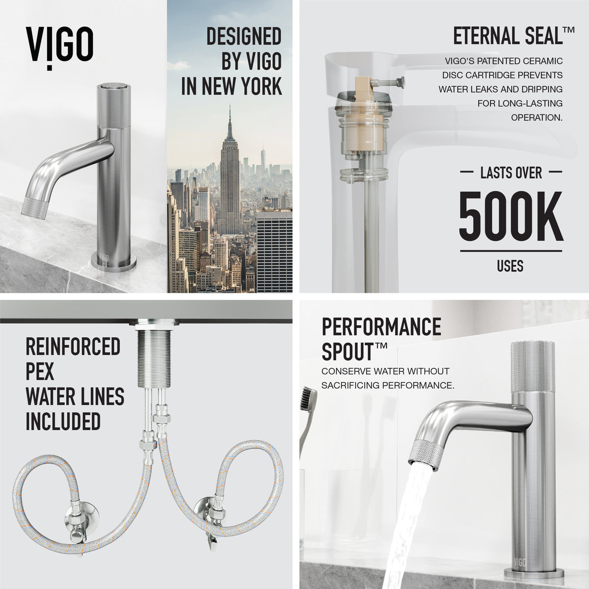 Apollo Single Hole Bathroom Faucet