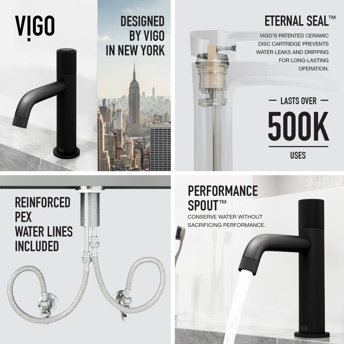 Apollo Single Hole Bathroom Faucet
