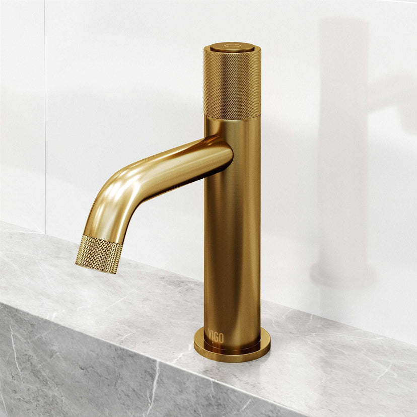 Deck-mounted brass faucet with high arc spout and NPSM thread type