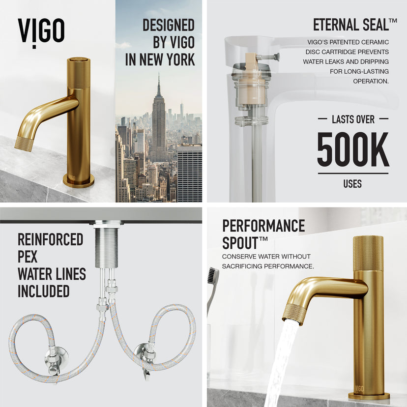 Apollo Single Hole Bathroom Faucet