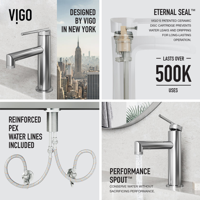 Sterling Single Hole Bathroom Faucet