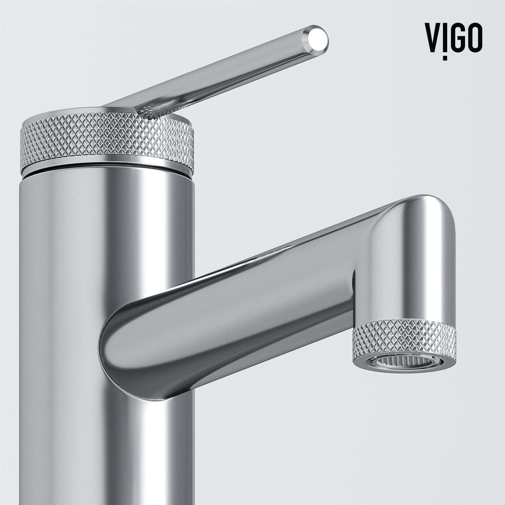Single hole faucet with included components and chrome finish