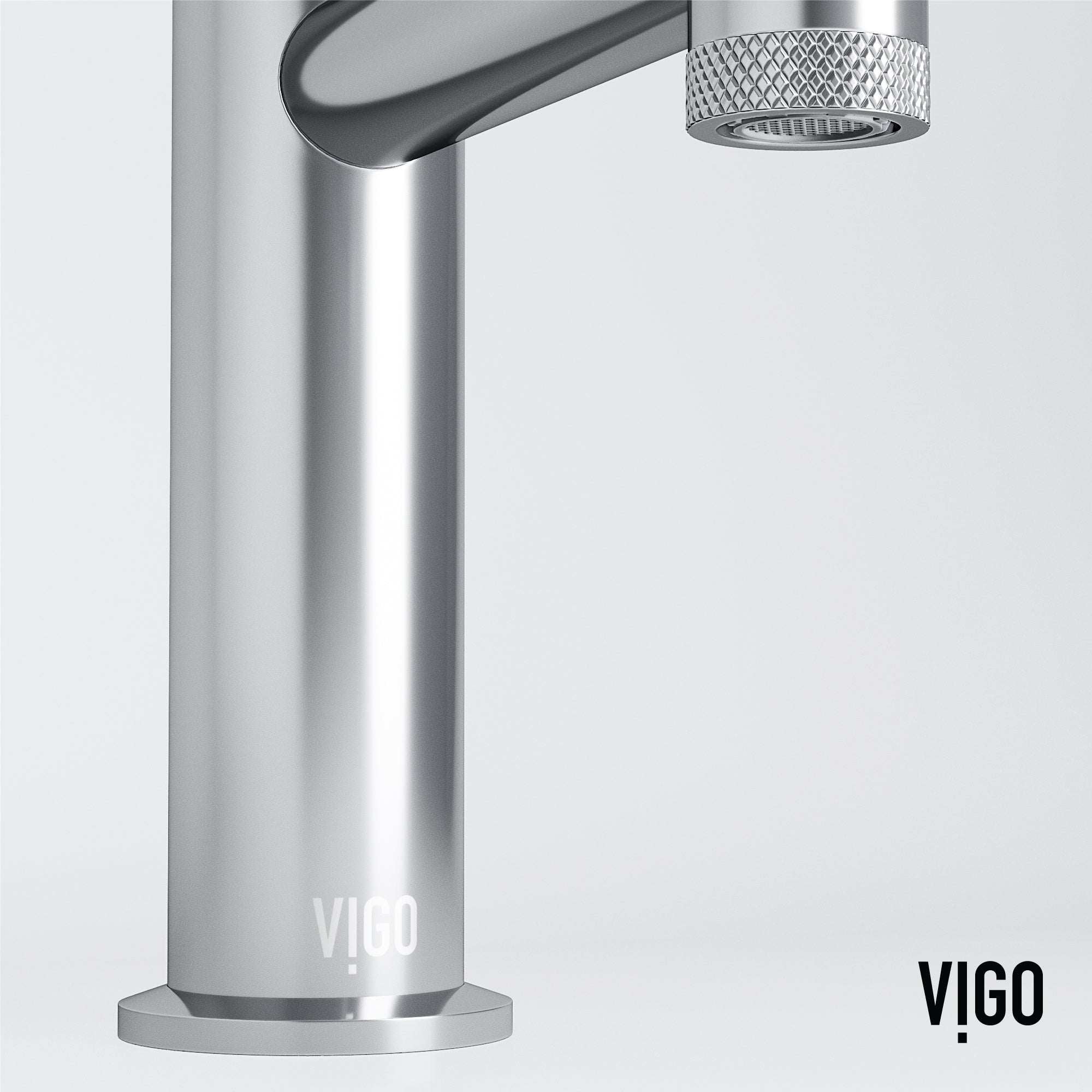 Deck-mounted single hole faucet with mid arc spout and low flow feature