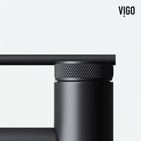 Modern bathroom faucet with NPSM threads and matte black finish
