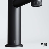 Deck-mounted single hole faucet with mid arc spout and low flow feature