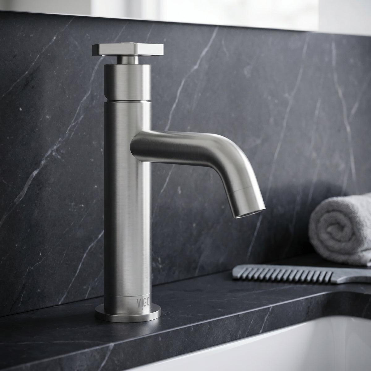 Hart Ruxton Single Hole Bathroom Faucet – Smooth Single-Handle Control