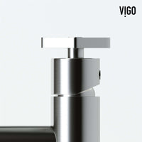 Modern single hole faucet with low flow design and tarnish resistant finish