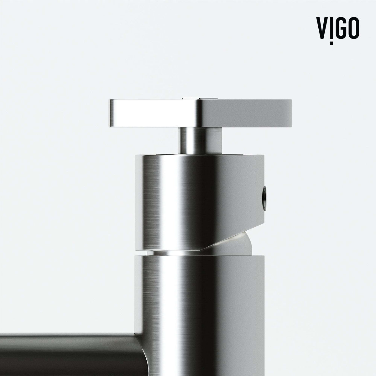 Modern single hole faucet with low flow design and tarnish resistant finish