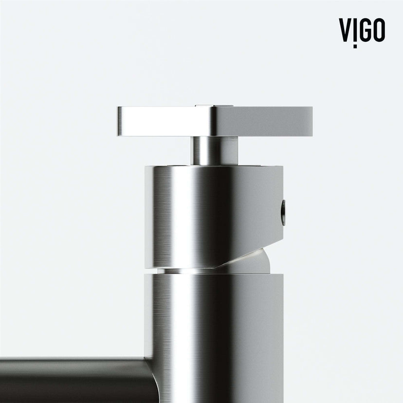 Modern single hole faucet with low flow design and tarnish resistant finish