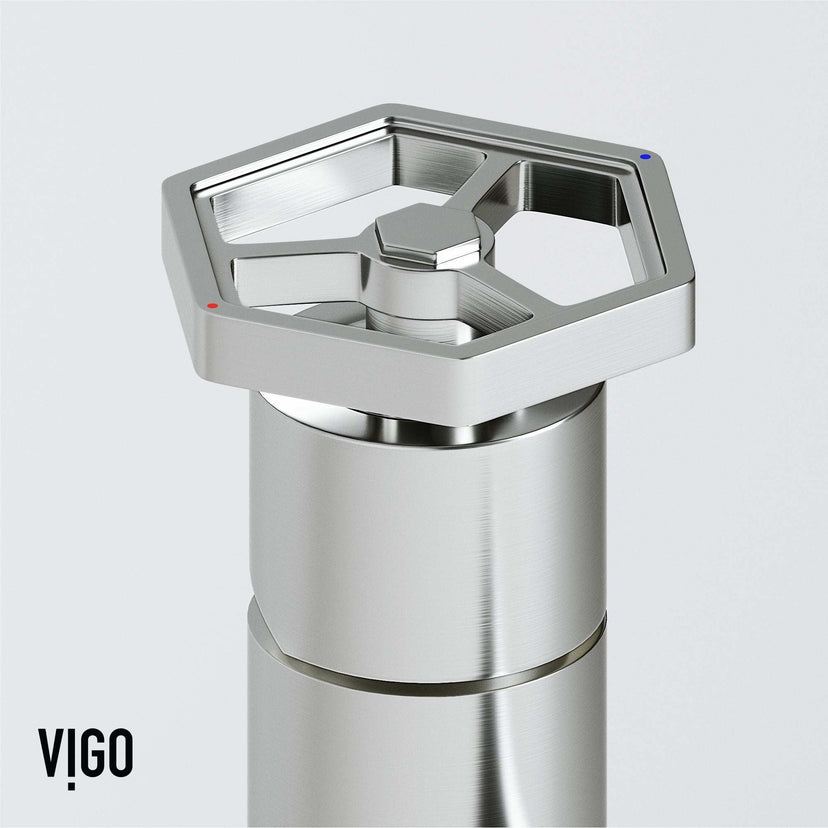 Brushed nickel faucet with ceramic disc cartridge and corrosion resistant brass