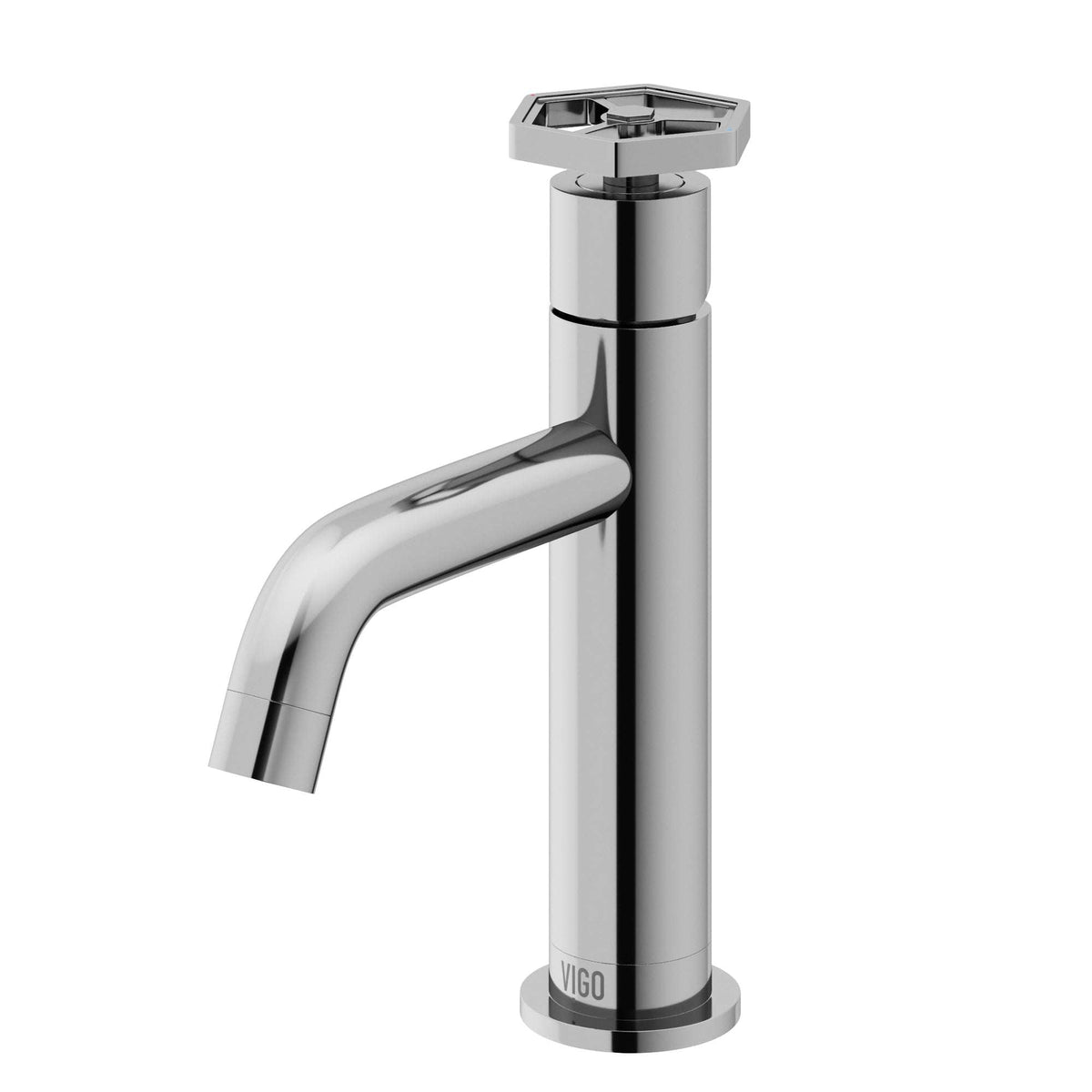 Contemporary lever handle faucet with corrosion resistant brass construction