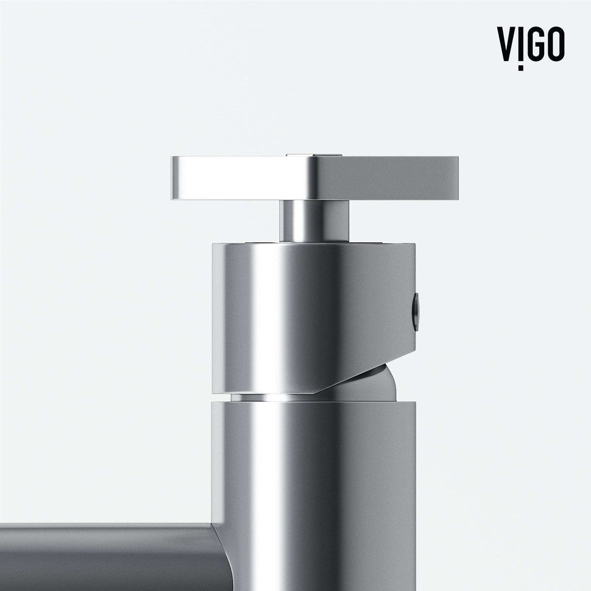 Modern single hole faucet with low flow design and tarnish resistant finish