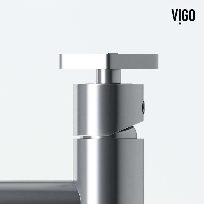 Modern single hole faucet with low flow design and tarnish resistant finish