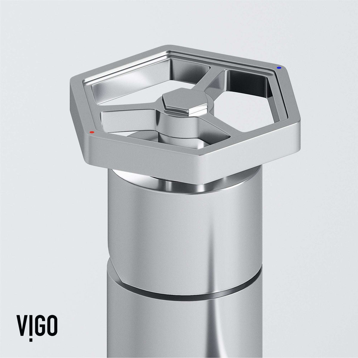 Chrome faucet with ceramic disc cartridge and corrosion resistant brass