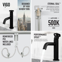 Hart Ruxton Single Hole Bathroom Faucet – Smooth Single-Handle Control