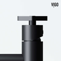 Modern single hole faucet with low flow design and tarnish resistant finish