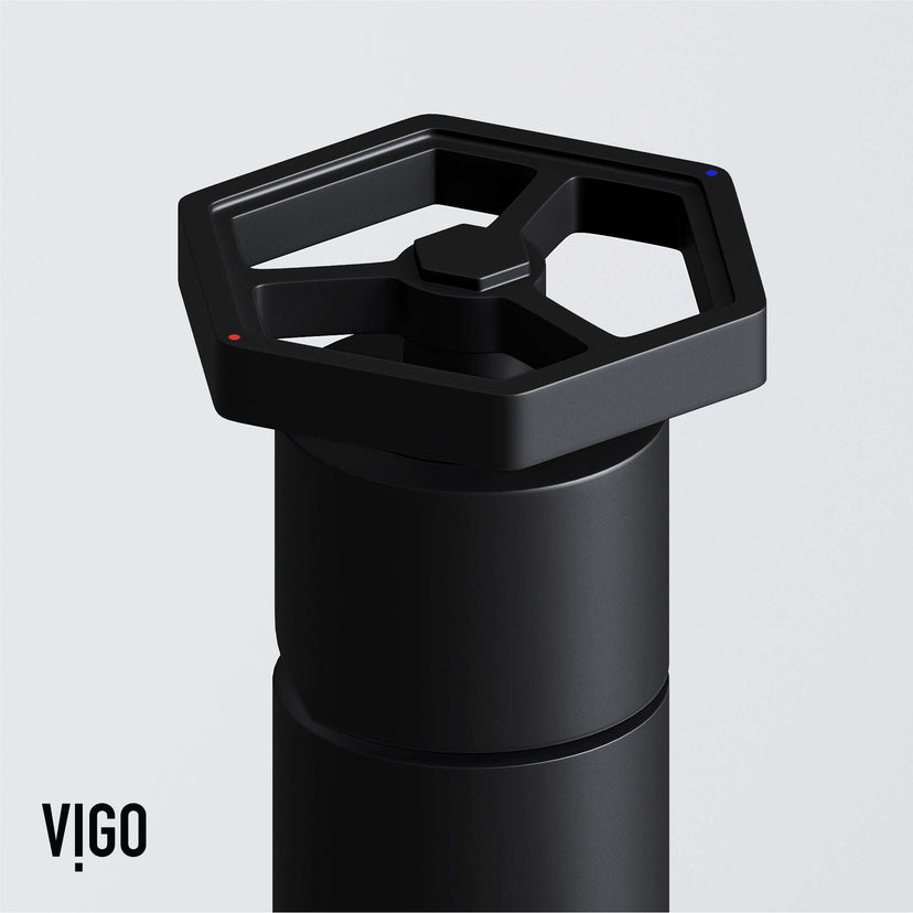 Matte black faucet with ceramic disc cartridge and corrosion resistant brass
