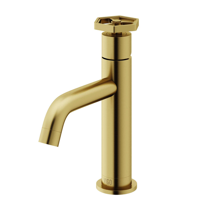 Contemporary lever handle faucet with corrosion resistant brass construction