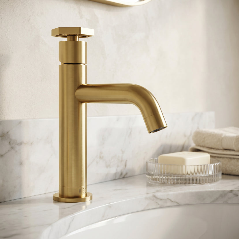 Hart Ruxton Single Hole Bathroom Faucet – Smooth Single-Handle Control