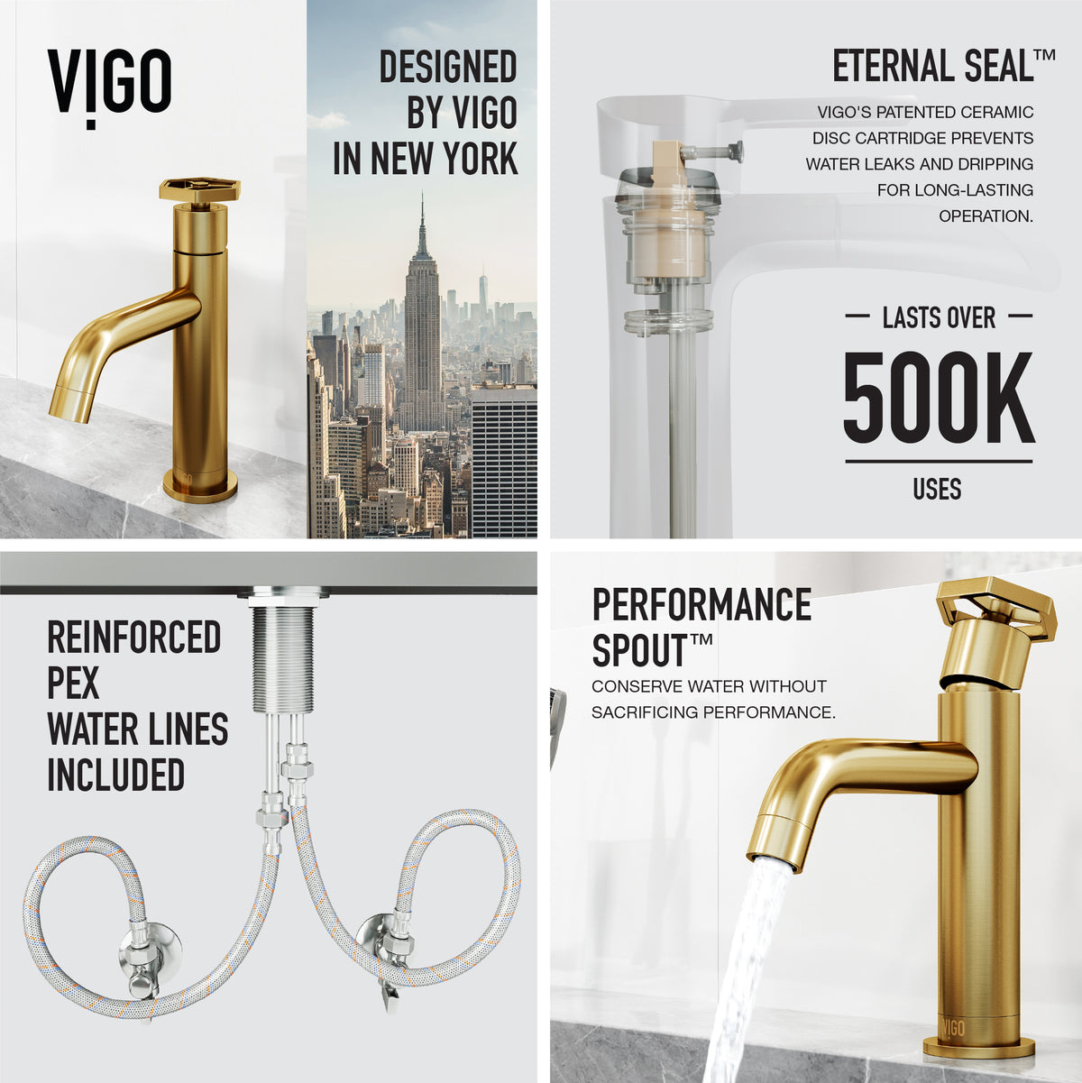 Hart Ruxton Single Hole Bathroom Faucet – Smooth Single-Handle Control