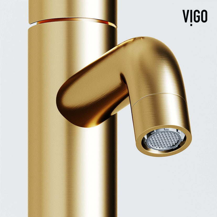 High arc spout faucet with lever handle and all mounting materials included
