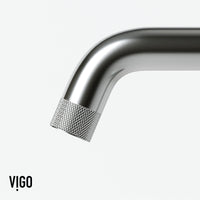 Hart Ruxton Single Hole Bathroom Faucet – Knurled Control Handle Design