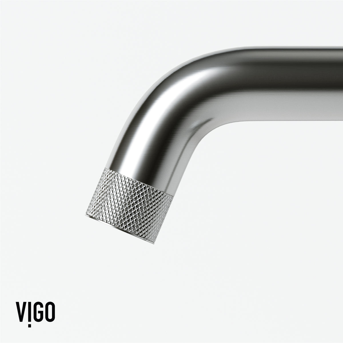 Hart Ruxton Single Hole Bathroom Faucet – Knurled Control Handle Design