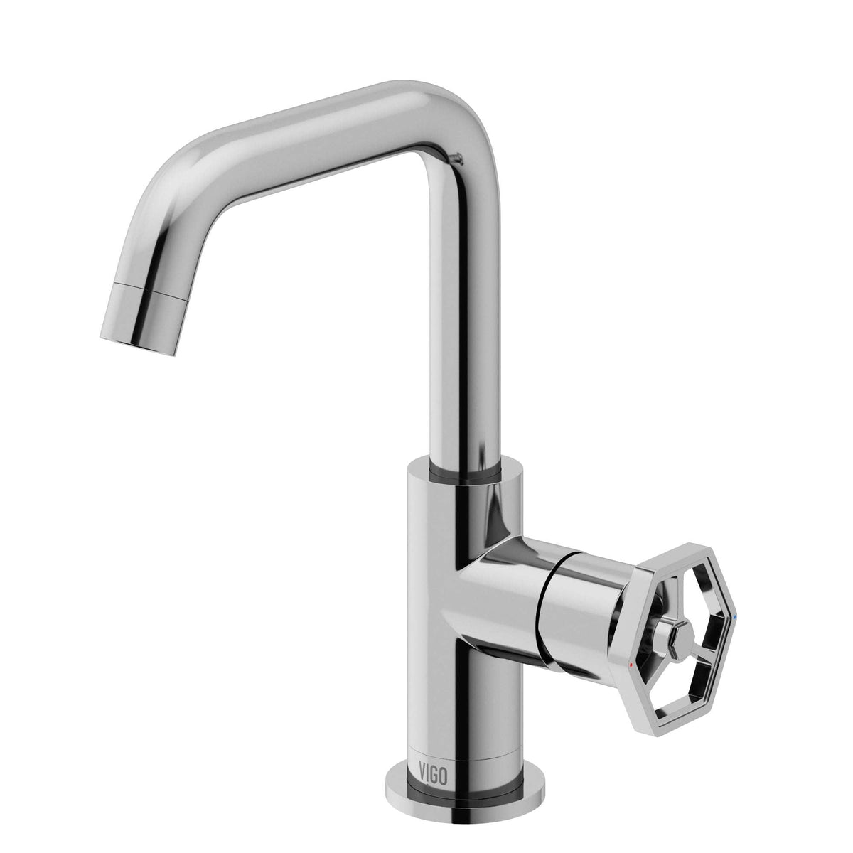 Single hole faucet with corrosion-resistant brass construction and low flow design